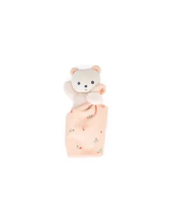 Doudou ours Feuilles d'amour Carré Douceur - Kaloo