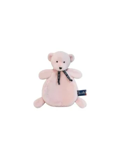 Doudou rose poudré ours Dorlotin - Maïlou Tradition