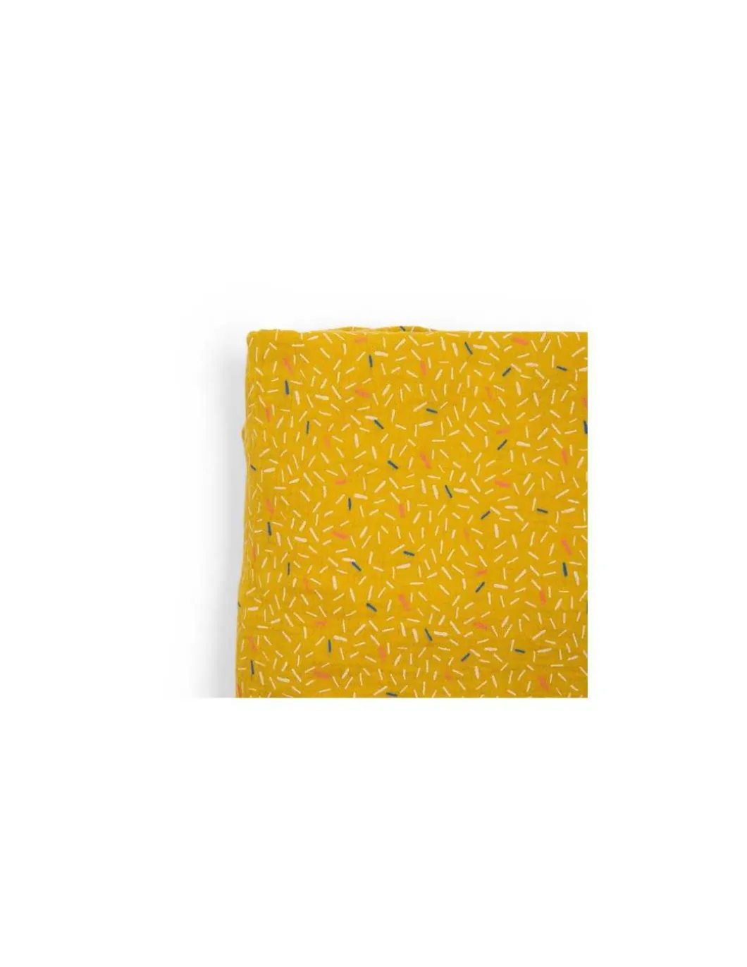 Drap housse jaune lit bébé Puce & Pilou - Moulin Roty