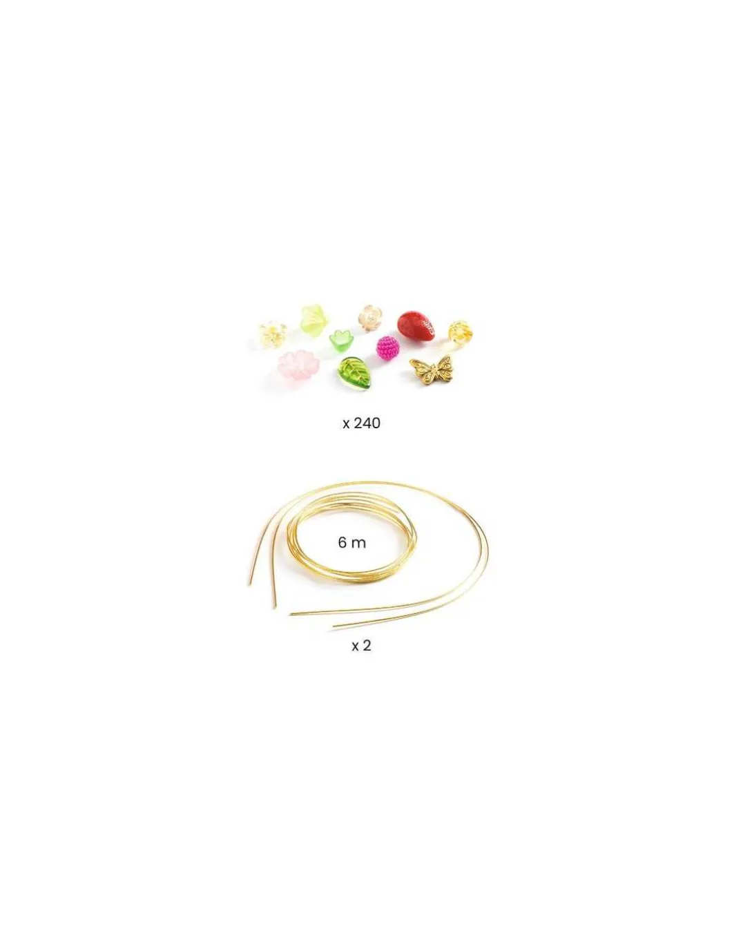 Duo de tiares rose - Djeco