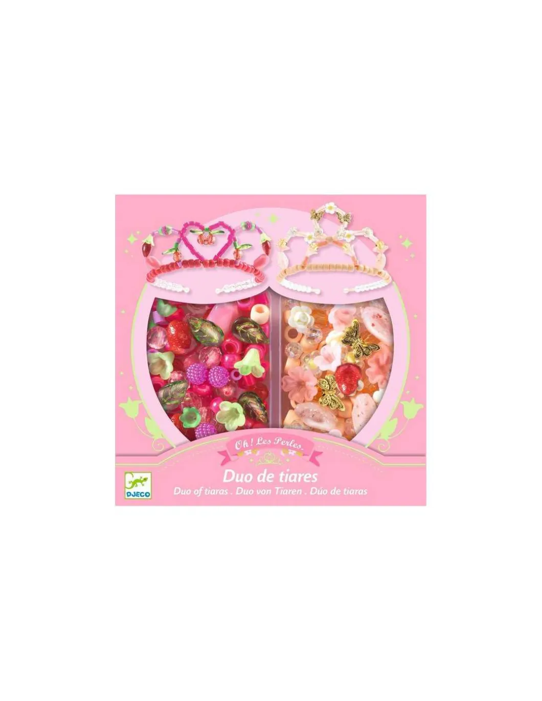 Duo de tiares rose - Djeco