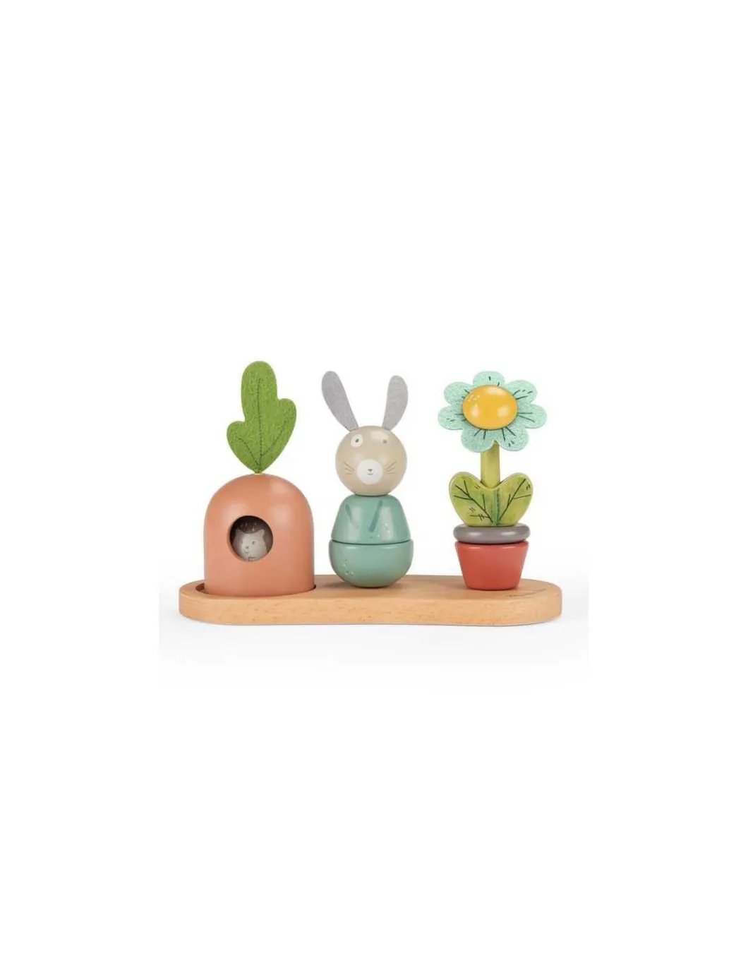 Empilable multi-activités Trois petits lapins - Moulin Roty