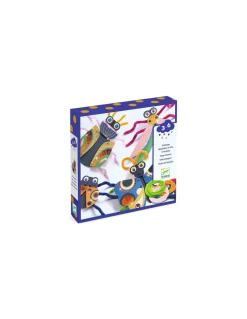 Enfilage Bestioles en fils chenilles - Djeco