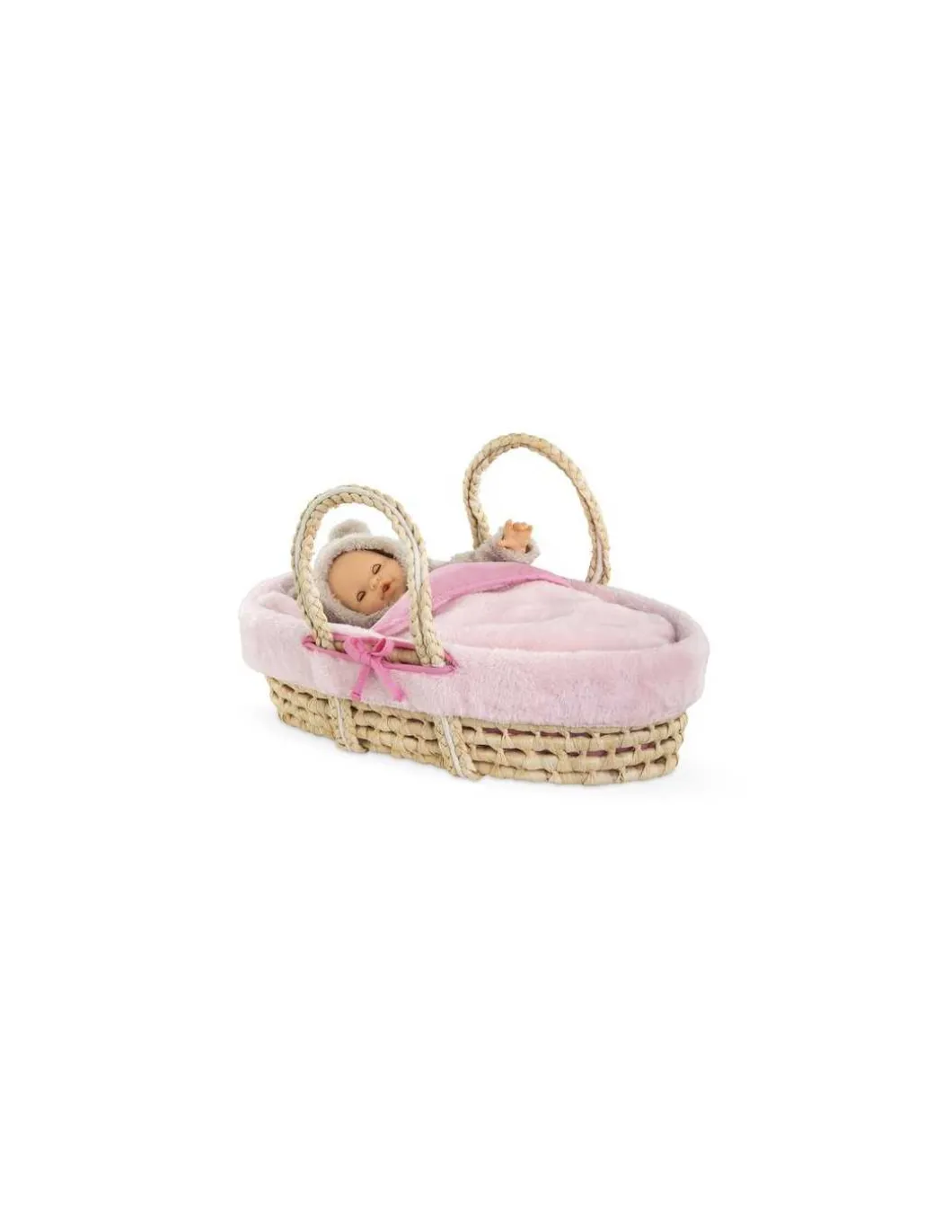 Ensemble couffin peluche rose - Corolle