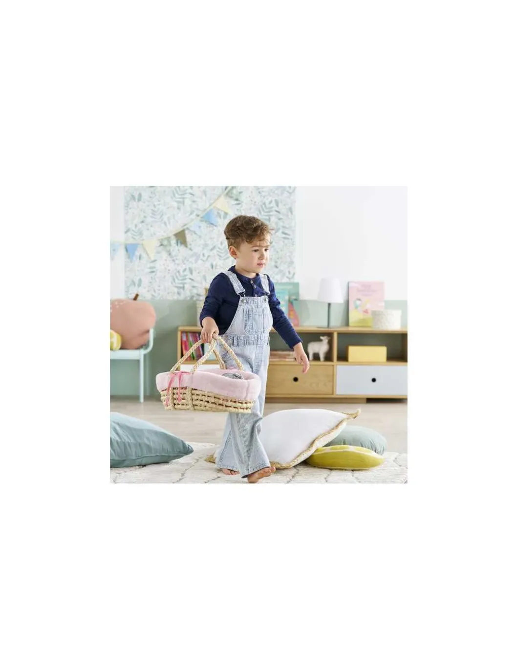 Ensemble couffin peluche rose - Corolle