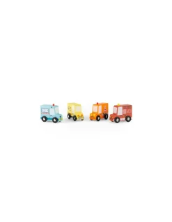Ensemble de 4 camions Avenue du Moulin - Moulin Roty