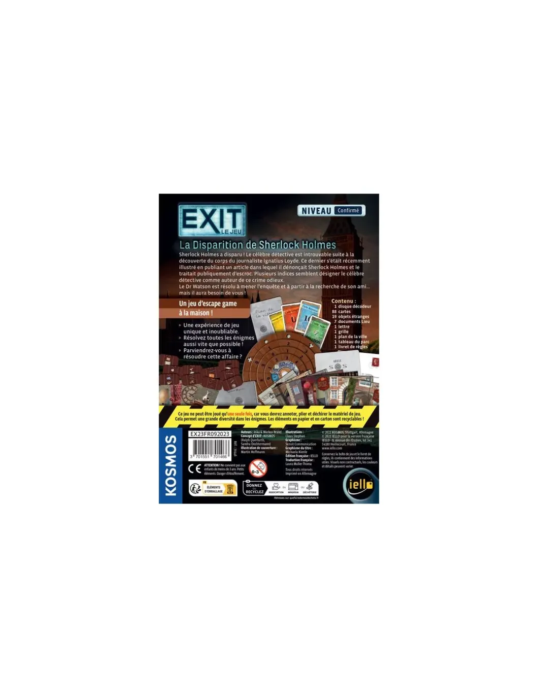 EXIT La Disparition de Sherlock Holmes