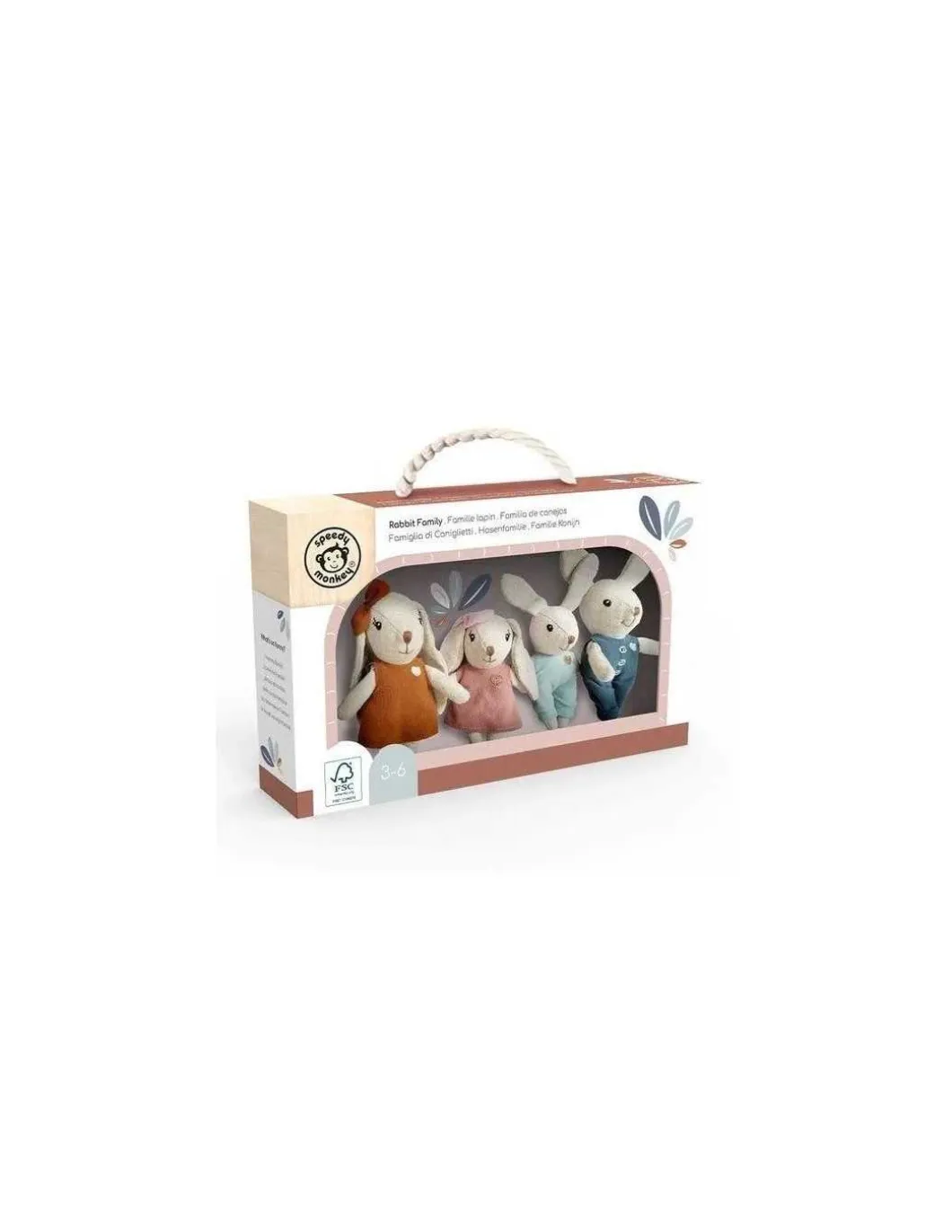 Famille de poupées lapin - Speedy Monkey