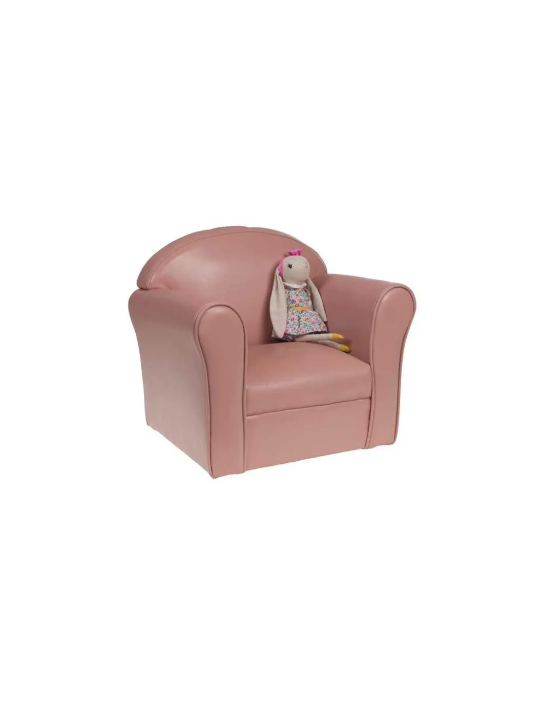 Fauteuil club enfant rose - Amadeus Les Petits