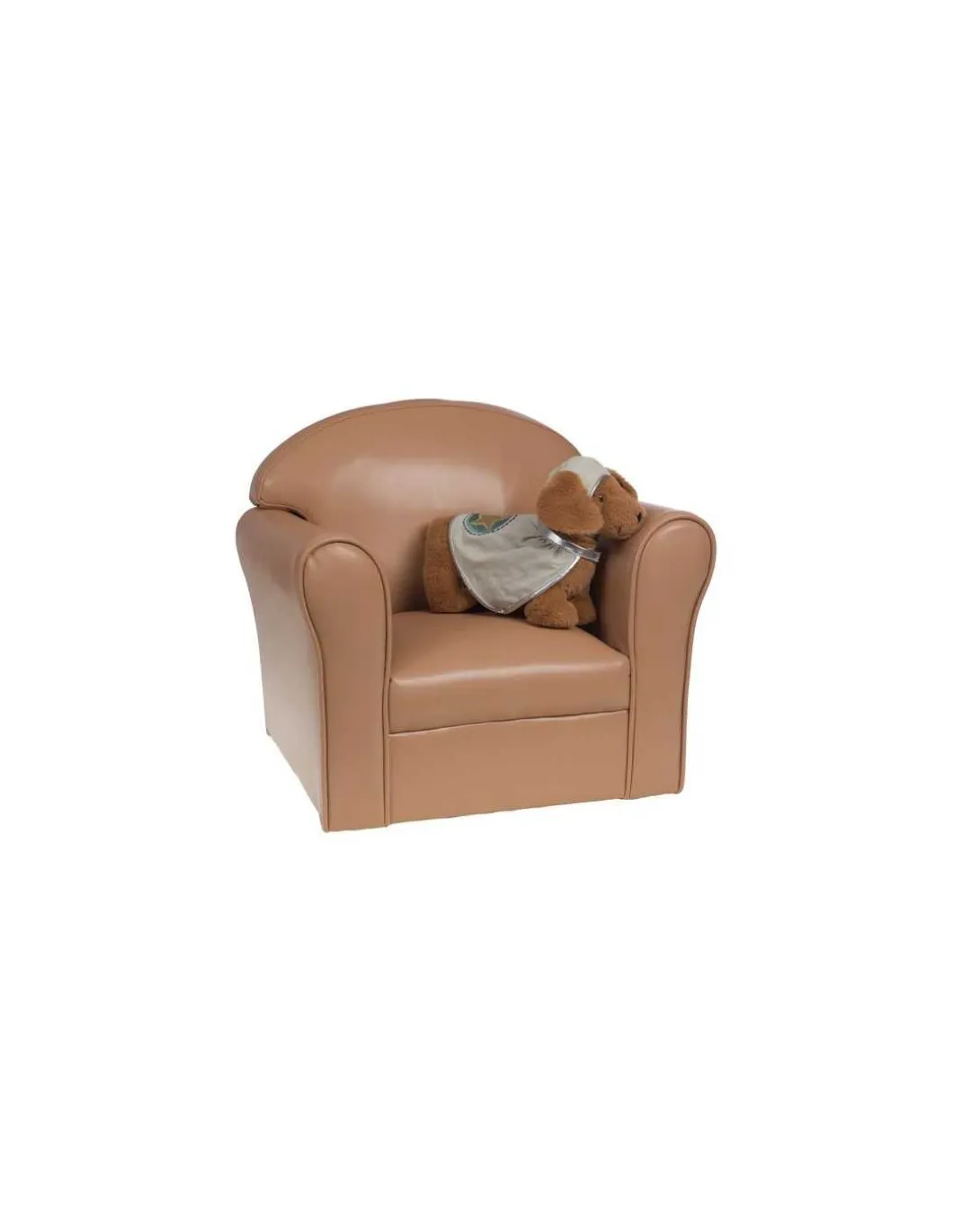 Fauteuil club enfant taupe - Amadeus Les Petits