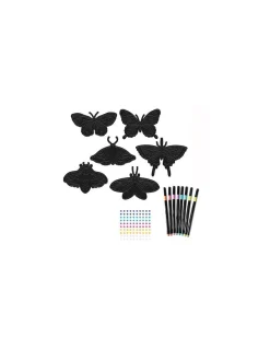Feutres métallisés papillons flamboyants - Sycomore