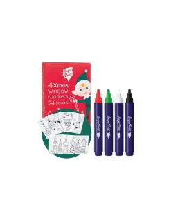 Feutres pour vitres et motifs à reproduire Noël - Super Petit