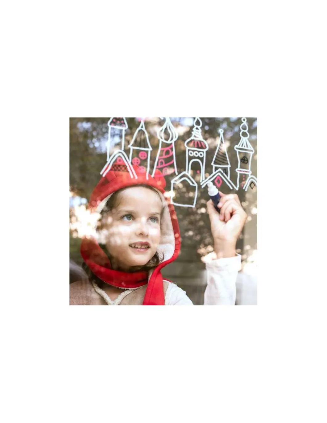 Feutres pour vitres et motifs à reproduire Noël - Super Petit