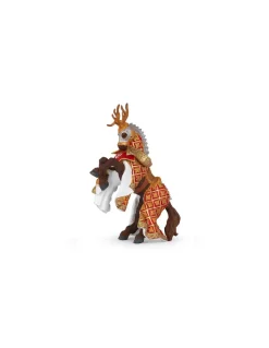 Figurine cheval du maître des armes cimier cerf - Papo