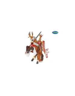 Figurine cheval du maître des armes cimier cerf - Papo