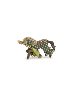 Figurine cheval du maître des armes cimier dragon - Papo