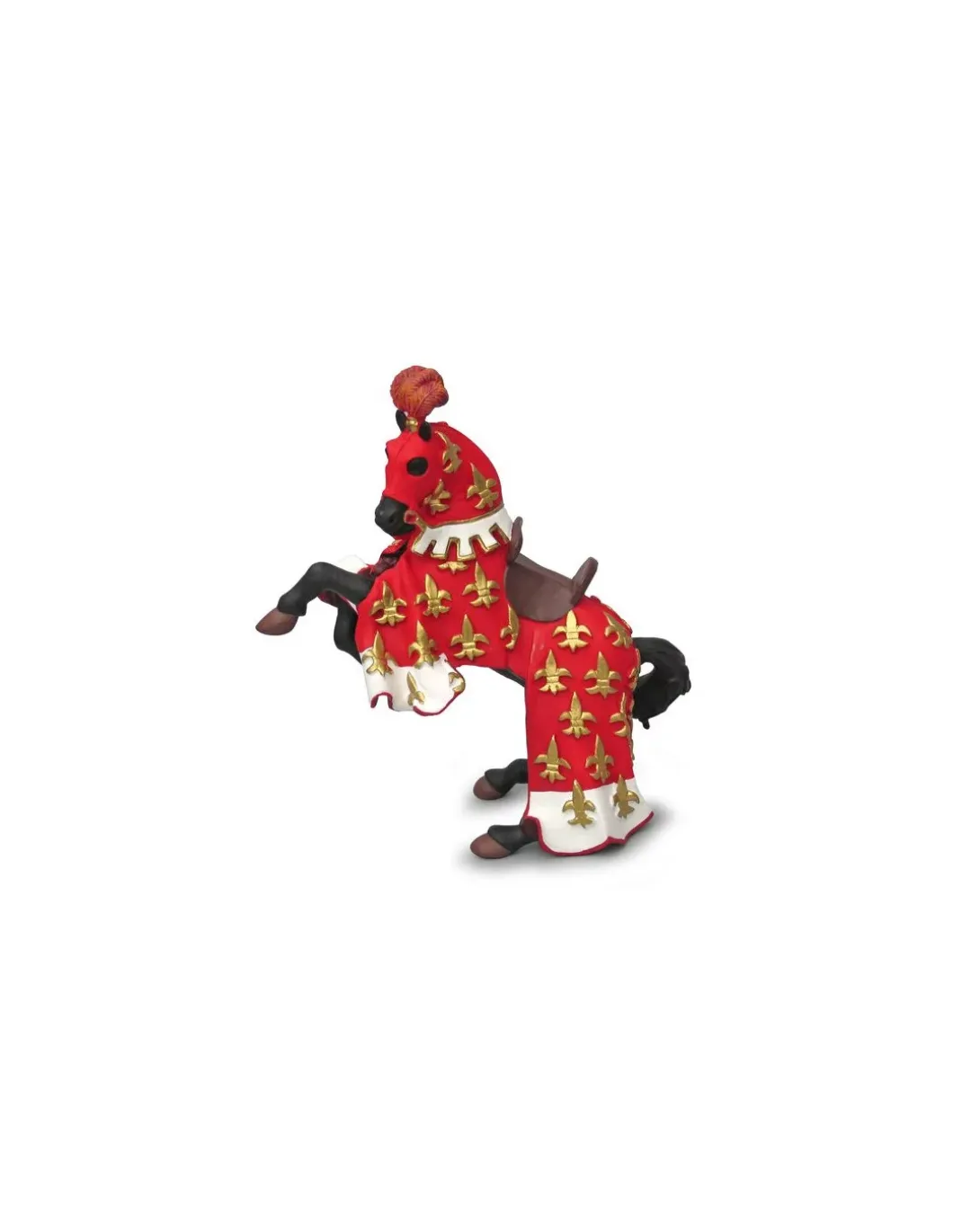 Figurine cheval du prince Philippe rouge - Papo