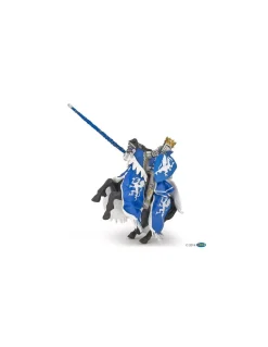 Figurine cheval du roi au dragon bleu - Papo