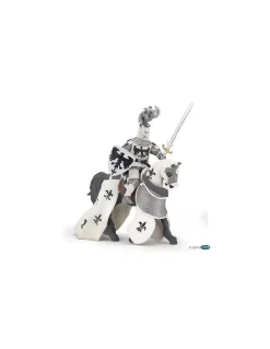 Figurine chevalier blanc au cimier - Papo