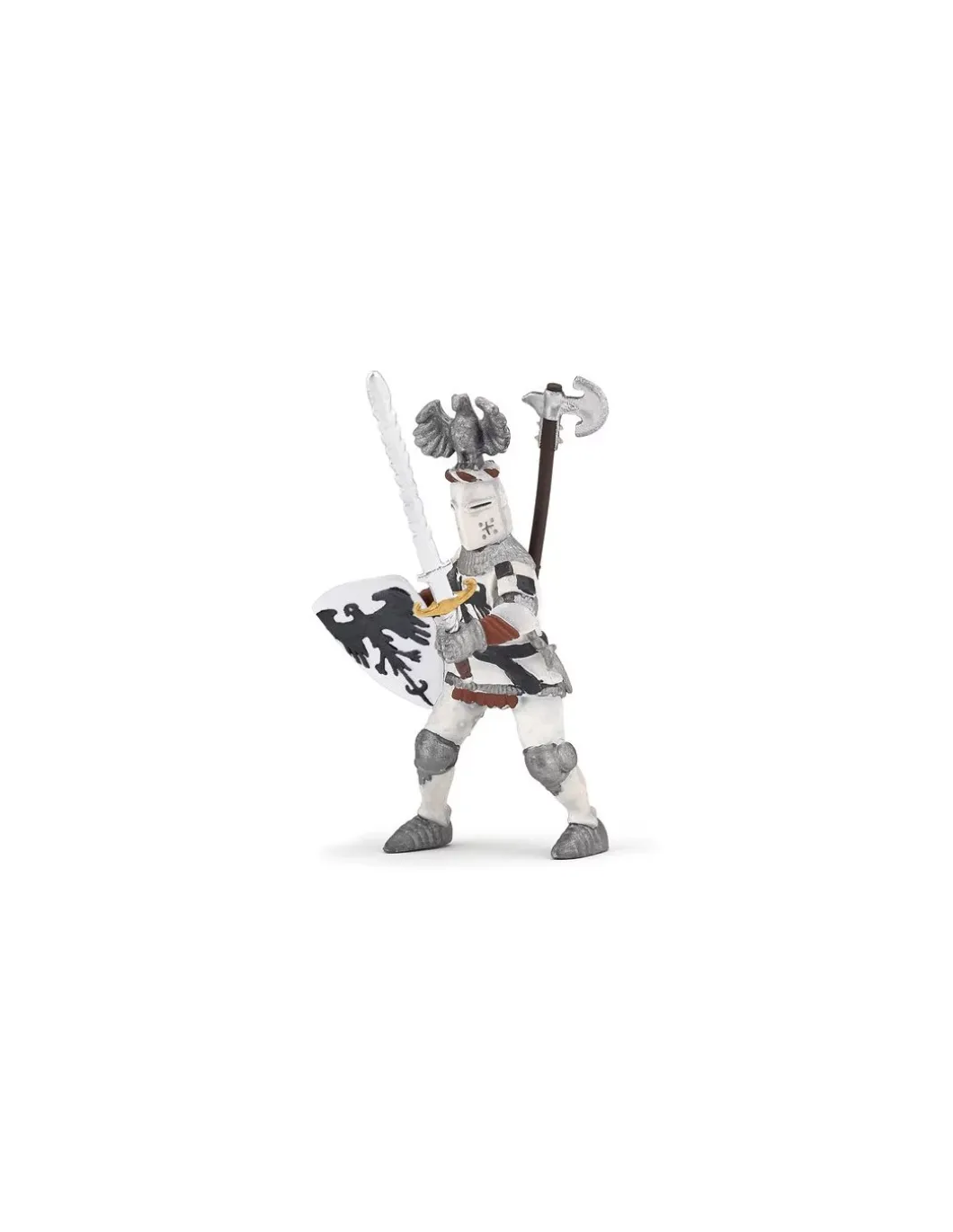 Figurine chevalier blanc au cimier - Papo