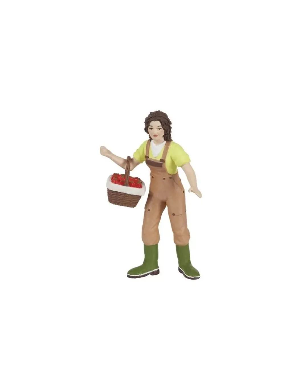 Figurine fermière au panier - Papo