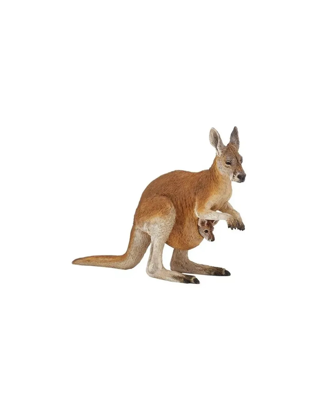 Figurine kangourou et son bébé - Papo