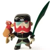 Figurine pirate Arty Toys Sam Parrot - Djeco