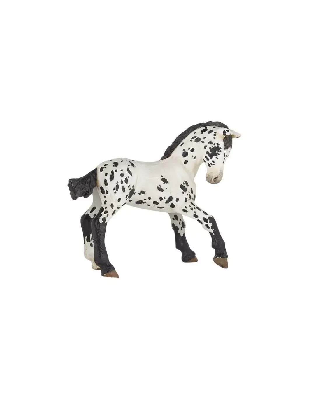 Figurine poulain appaloosa noir - Papo