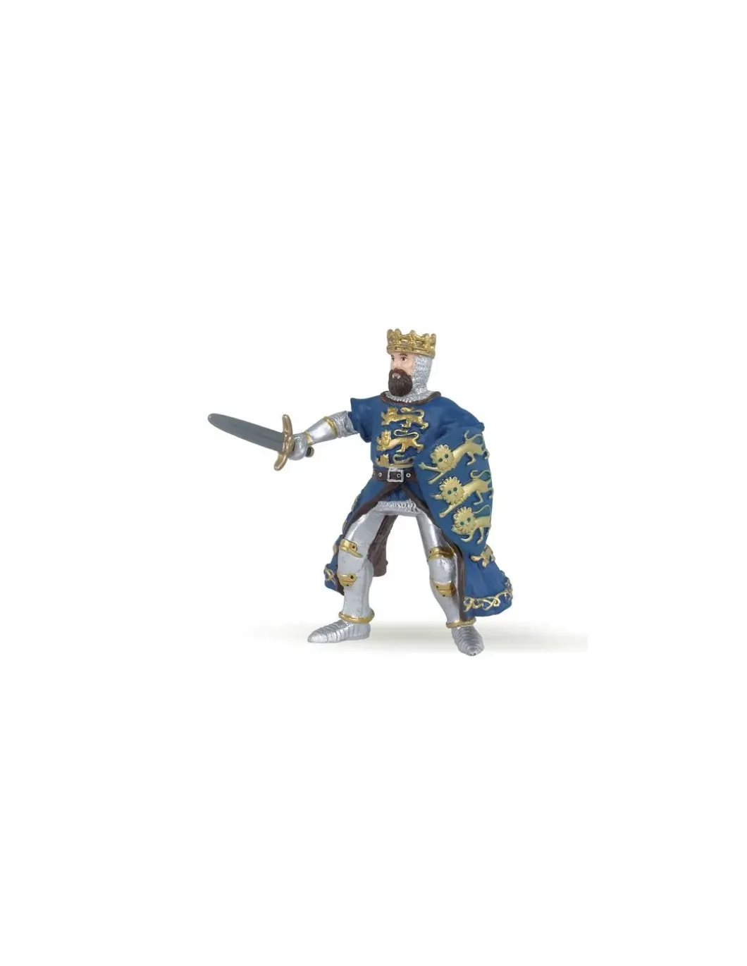 Figurine roi Richard bleu - Papo