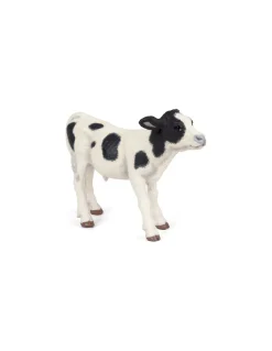 Figurine veau noir et blanc - Papo