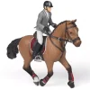 Figurines cheval de concours et son cavalier - Papo