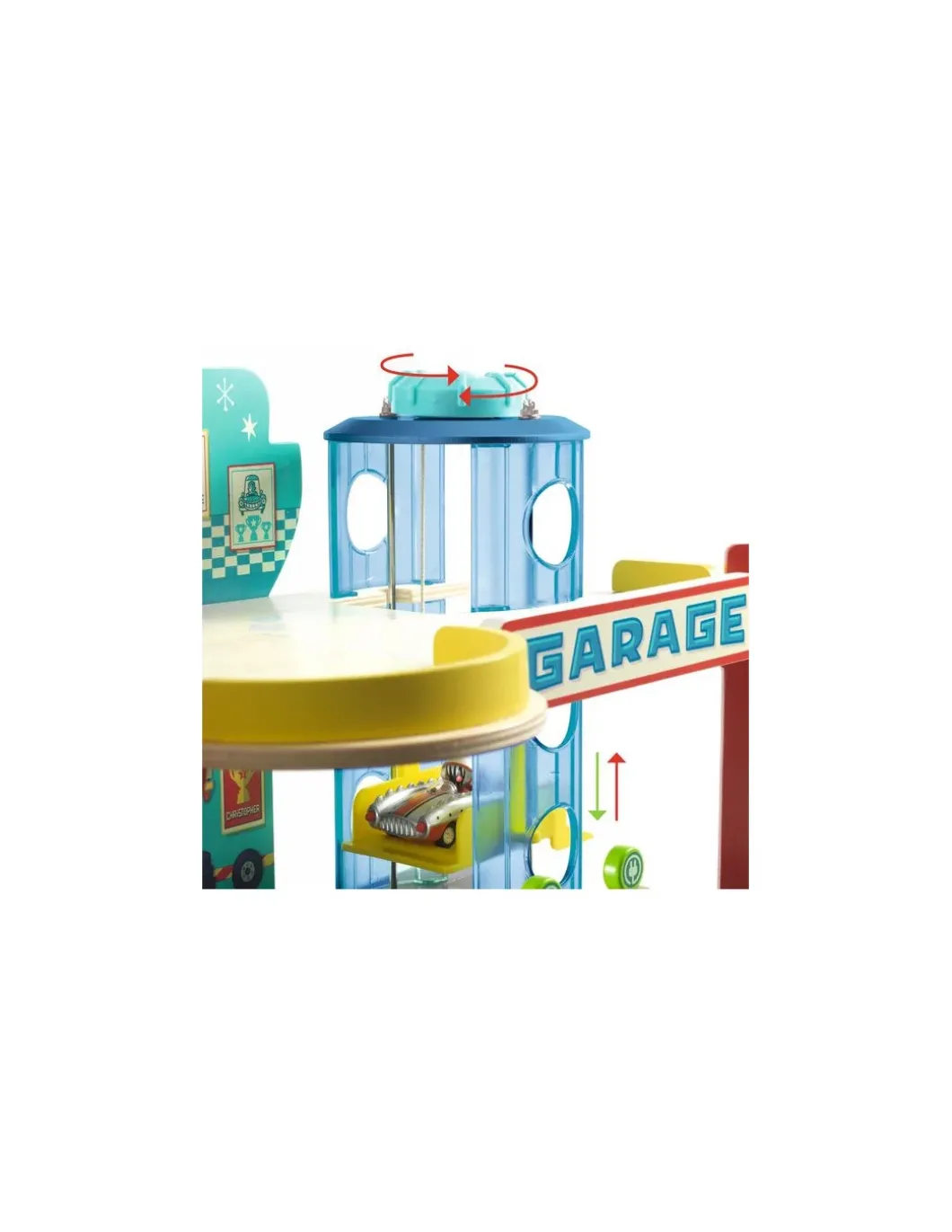 Garage Crazy Motors - Djeco