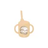 Gobelet avec paille en silicone Gnawy le paresseux - Sassi