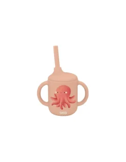 Gobelet avec paille en silicone Slurpy le Poulpe - Sassi
