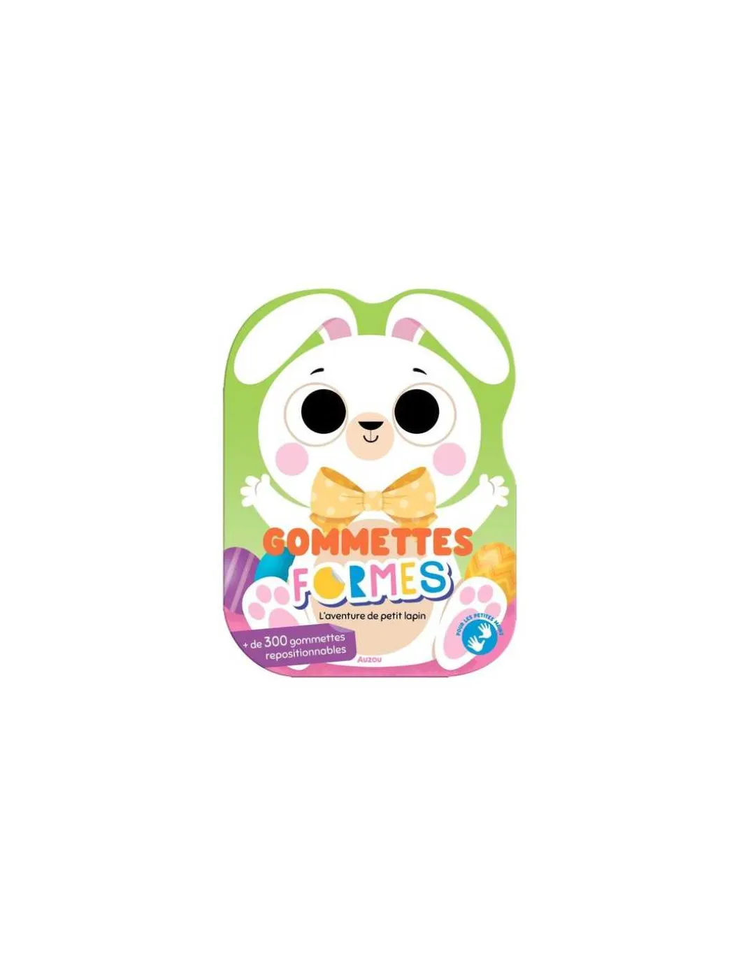 Gommettes formes Coucou l'aventure de petit lapin - Auzou