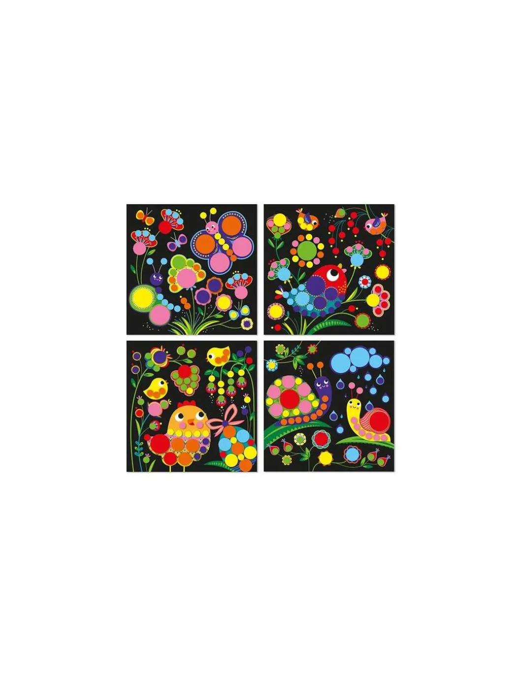 Gommettes rondes 3 ans - Janod