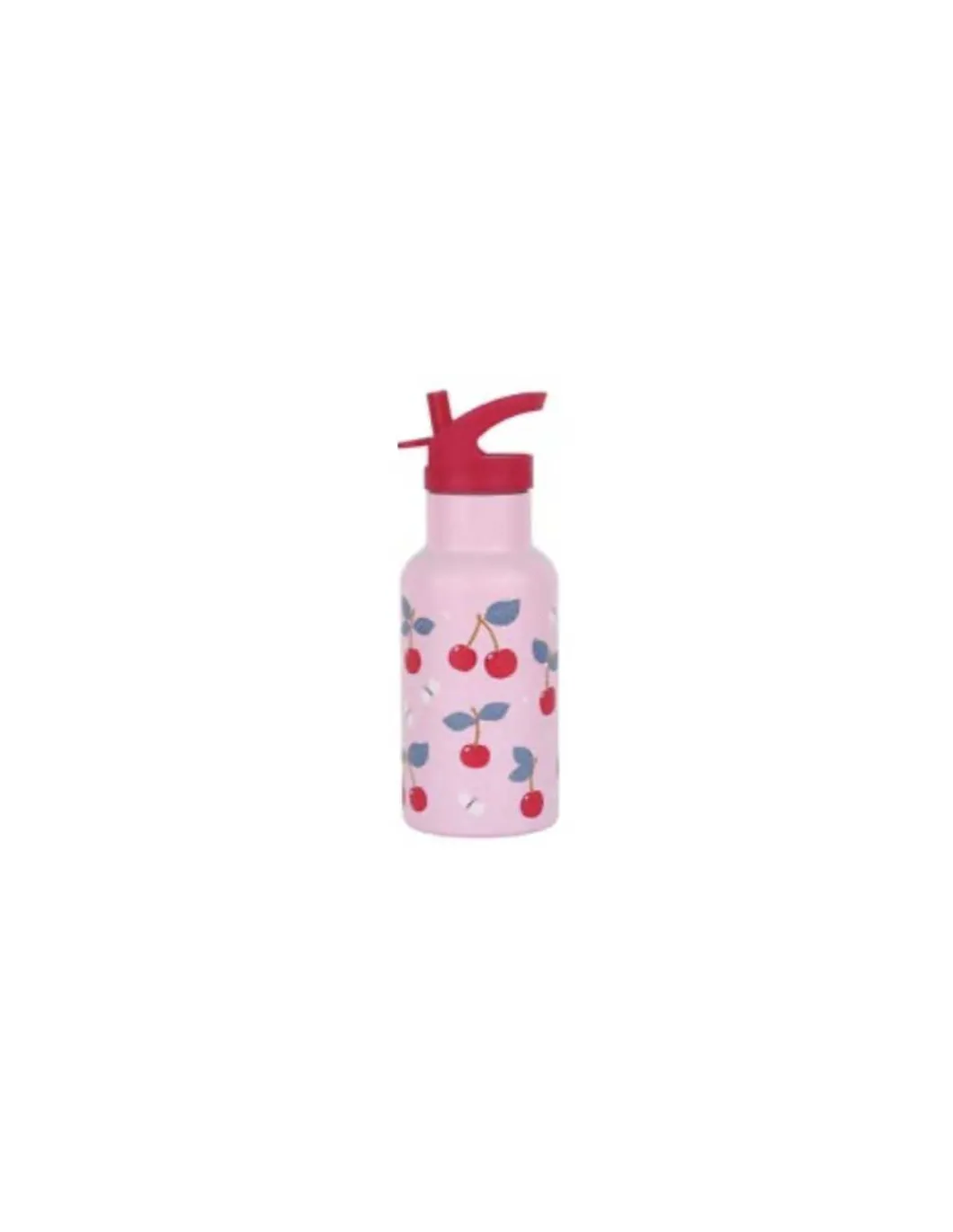 Gourde métal Cerises - A Little Lovely Company