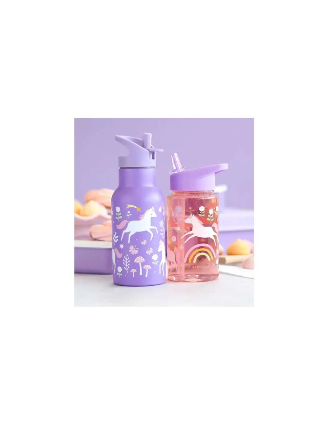 Gourde métal Licorne - A Little Lovely Company