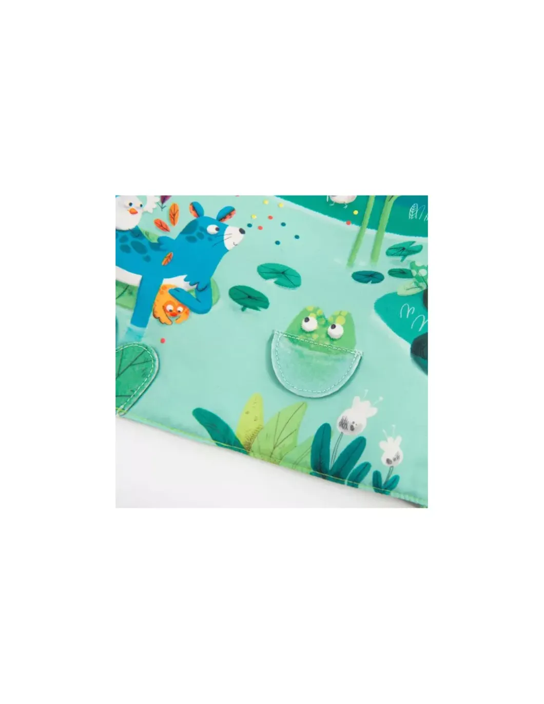 Grand livre tissu d'activités Dans la jungle - Moulin Roty
