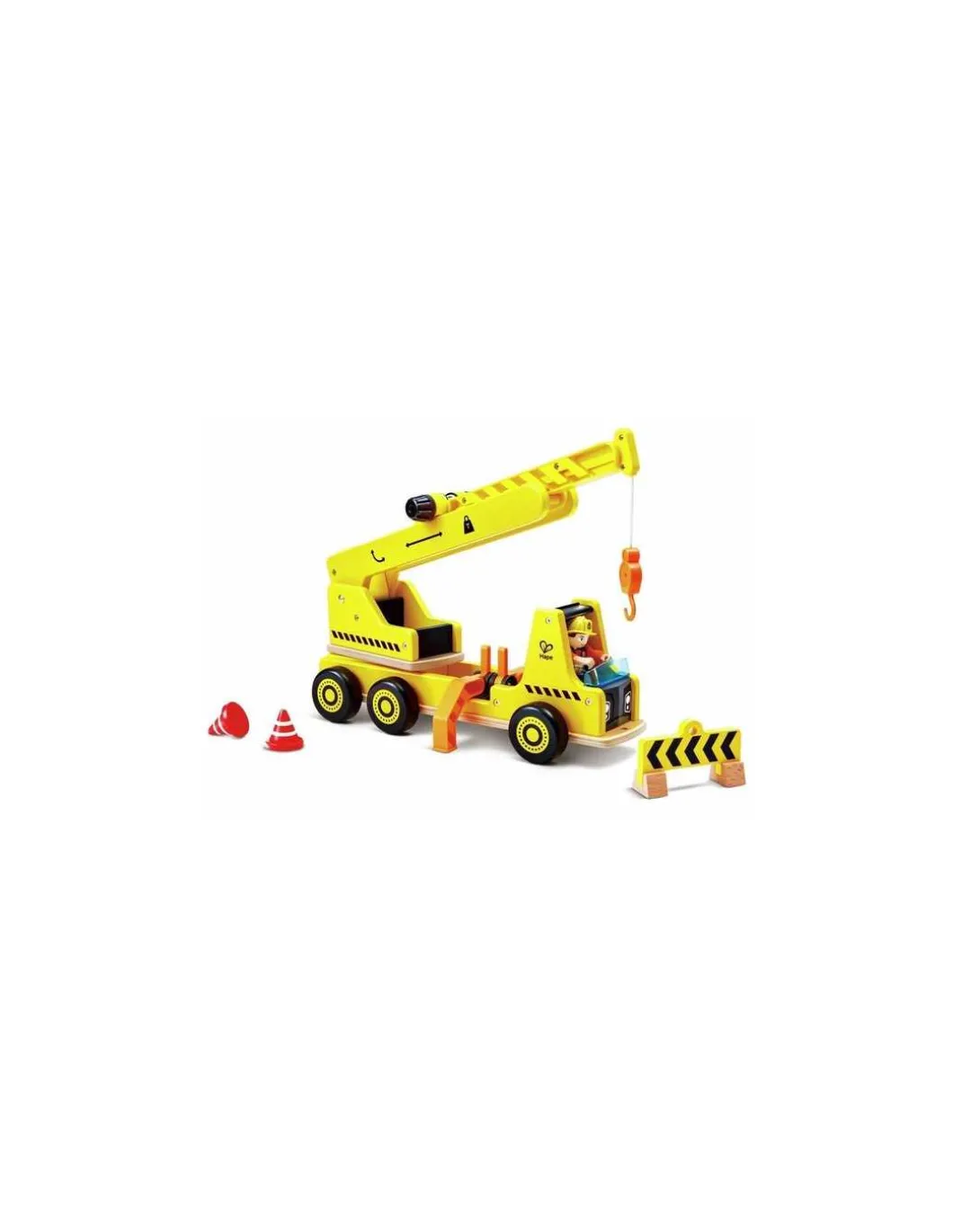 Grande grue de chantier en bois - Hape