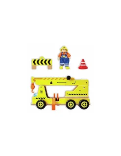 Grande grue de chantier en bois - Hape