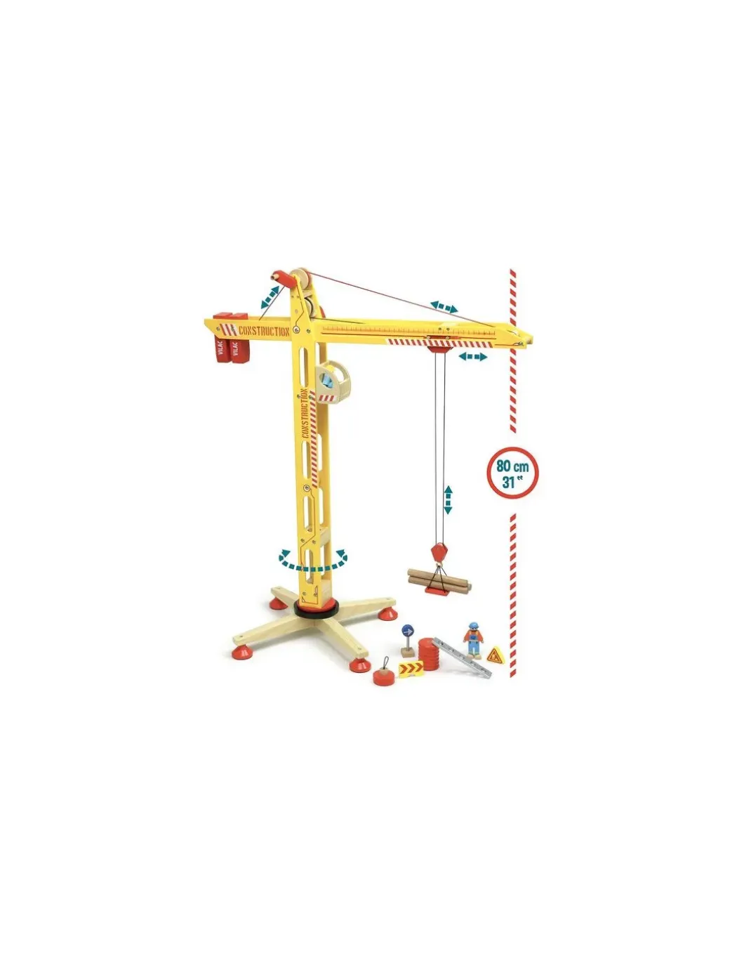 Grande grue en bois - Vilac