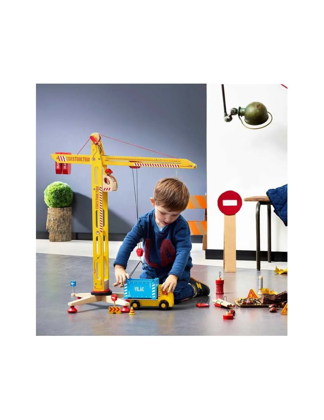 Grande grue en bois - Vilac