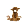 Hindou la vache marron maman et bébé - Les Ptipotos by Déglingos