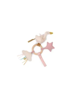 Hochet anneau bois cygne La petite école de danse - Moulin Roty