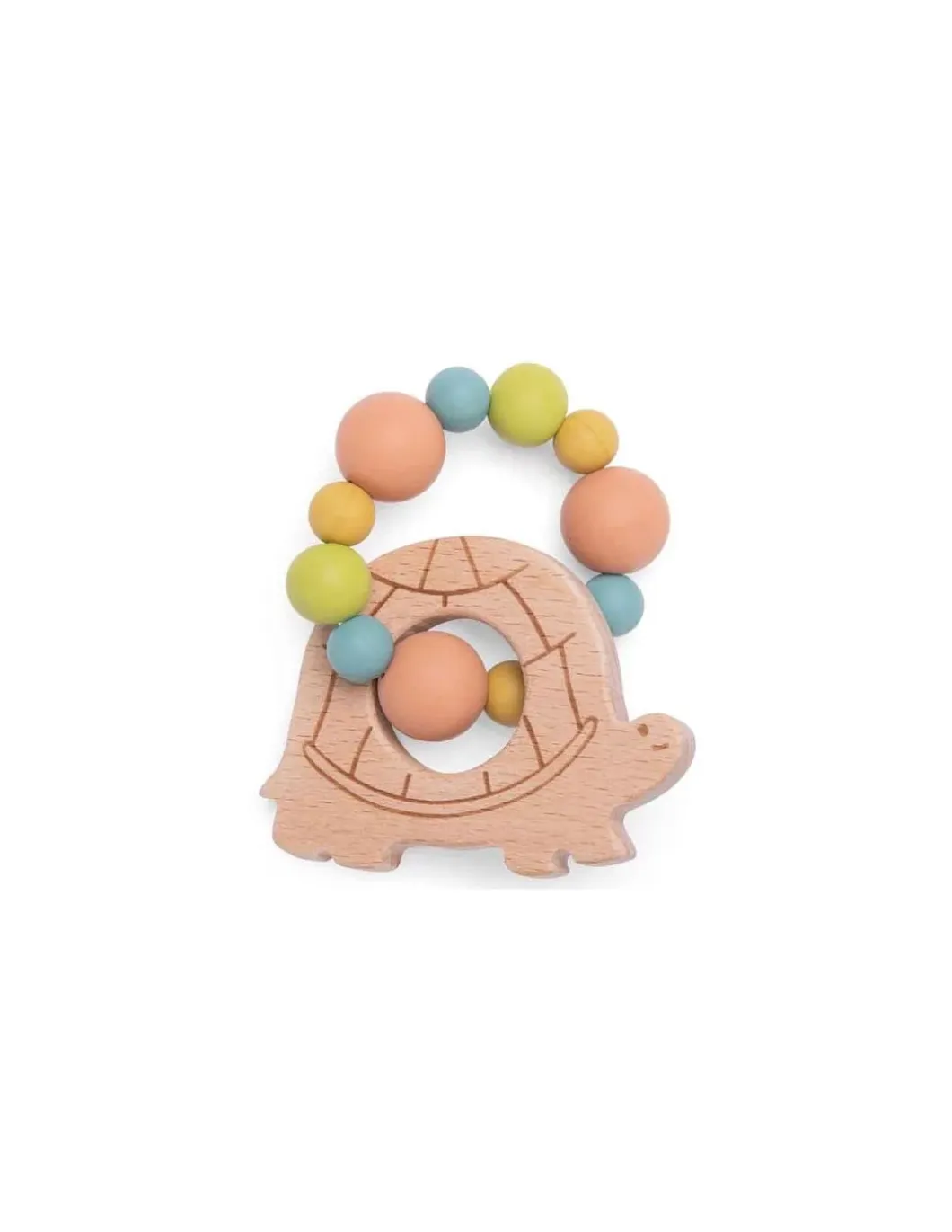 Hochet anneau de dentition tortue Trois Petits Lapins - Moulin Roty