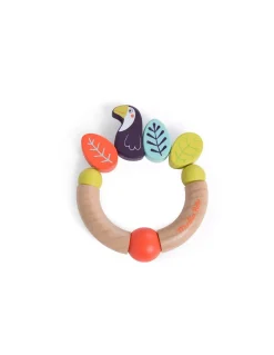 Hochet bois toucan Dans la jungle - Moulin Roty