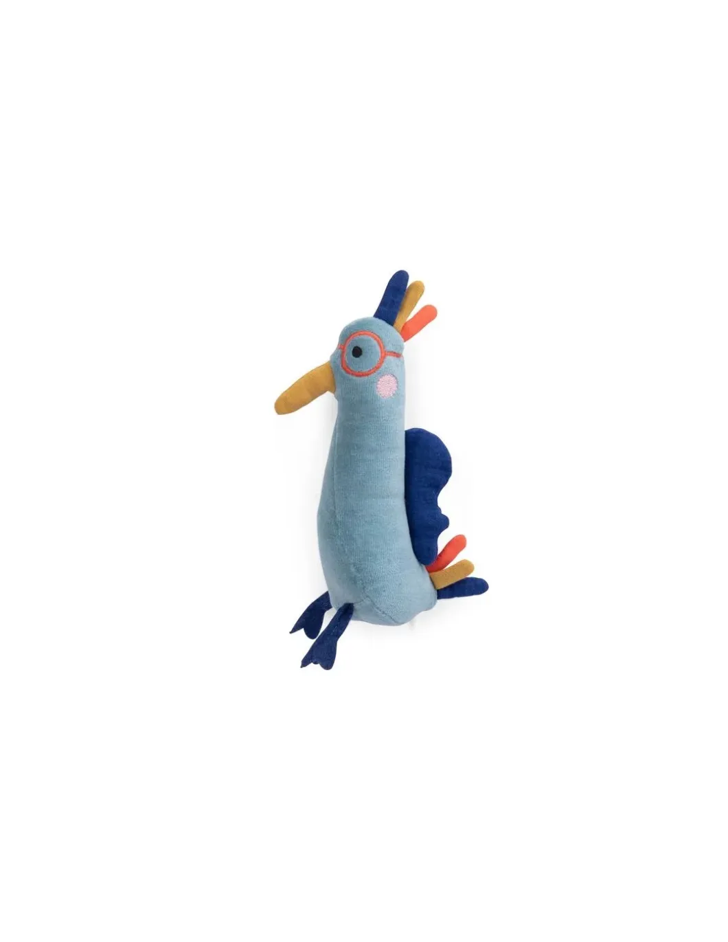 Hochet oiseau bleu Les toupitis - Moulin Roty