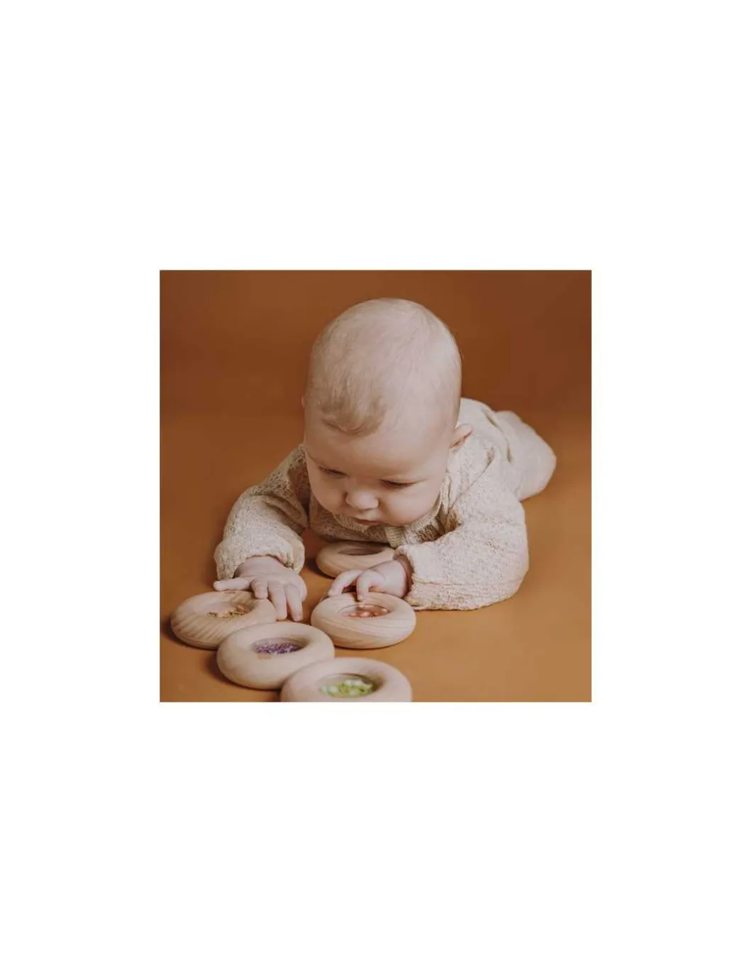 Hochet sensoriel citron - Petit Boum