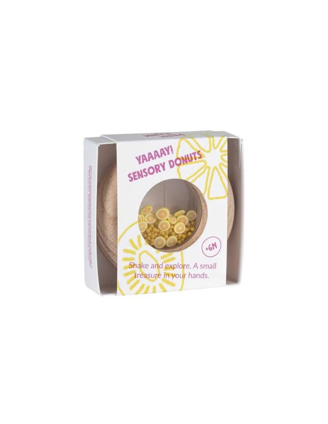 Hochet sensoriel citron - Petit Boum